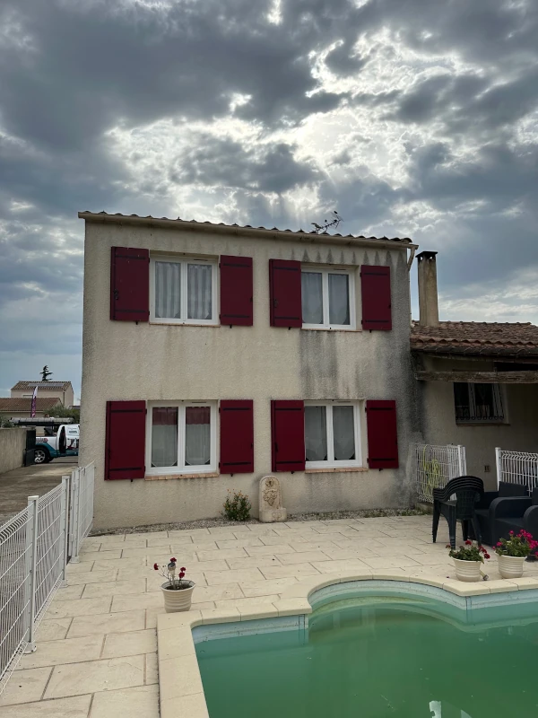 facade avant traitement à Marguerittes