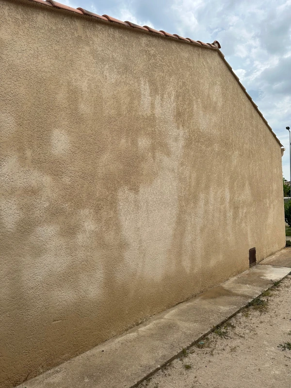pignon de facade après traitement à Marguerittes